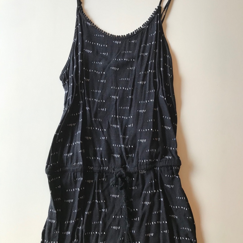 Black and white romper
